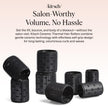 Kitsch Ceramic Thermal Hair Rollers for Women – Self Grip Hair Curlers for Heatless Curls Overnight - Volumizing Large Rollers for Short & Long Hair - For Long Lasting Frizz-Free Curls - Black, 8pcs 🍁 All In One Marketplace Canada