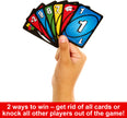 Mattel Games UNO Show ‘em No Mercy Card Game in Storage & Travel Tin for Kids, Adults & Family Night with Extra Cards, Special Rules & Tougher Penalties 🍁 All In One Marketplace Canada