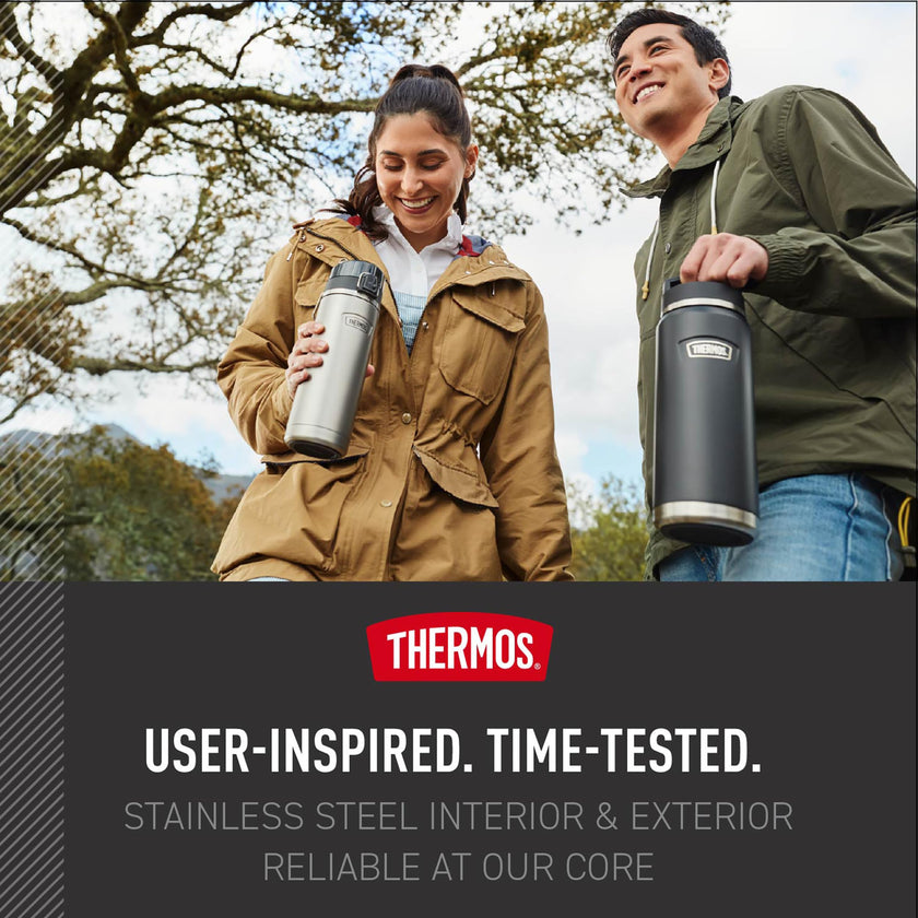 THERMOS, ICON Series, 24 Ounce Stainless Steel Vacuum Food Jar, Granite 🍁 All In One Marketplace Canada