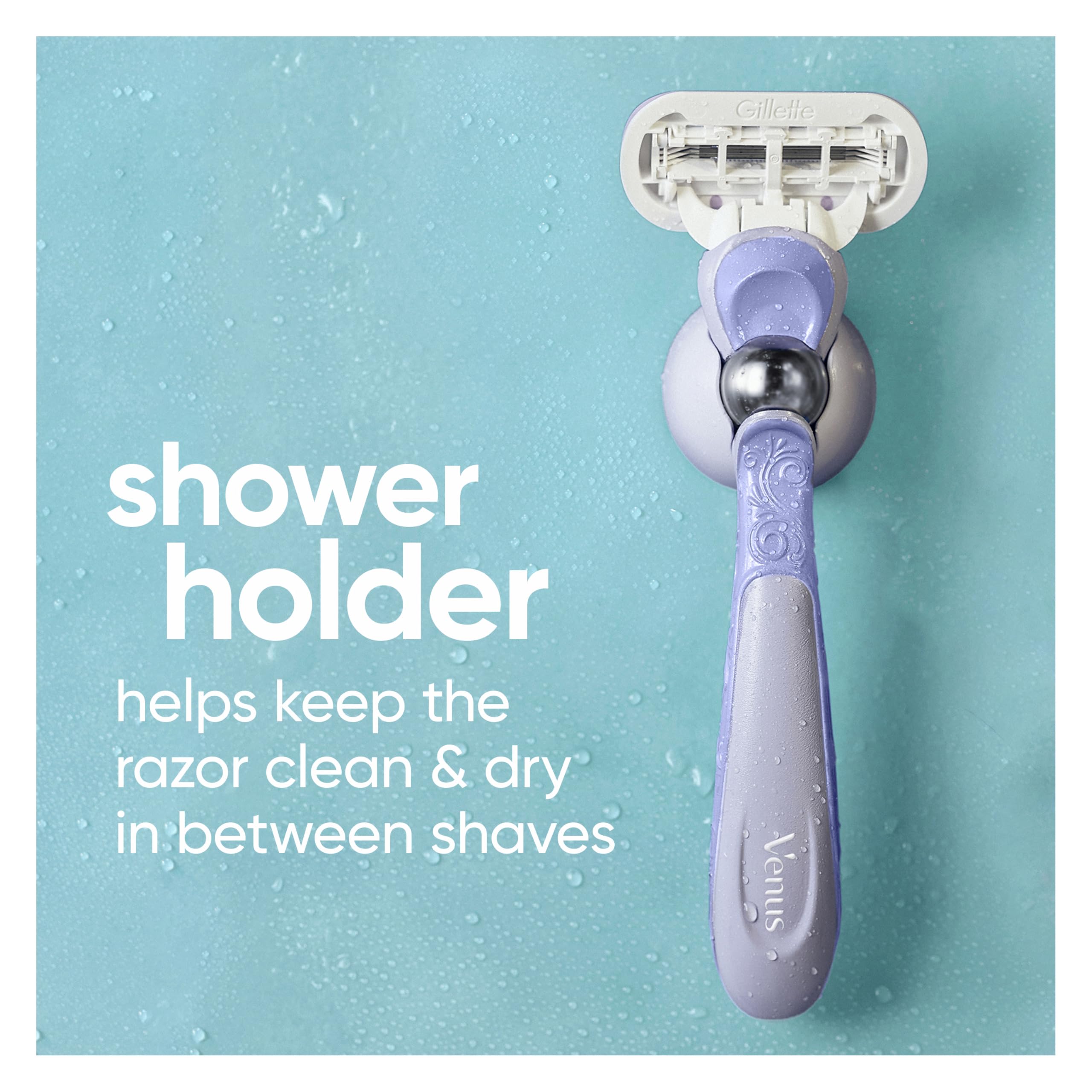 Gillette Razor for Women, Venus Razors Extra Smooth Contour, 5-Blade Cartridges, 1 Handle + 4 Refills + Pivoting Head + Shower Holder 🍁 All In One Marketplace Canada