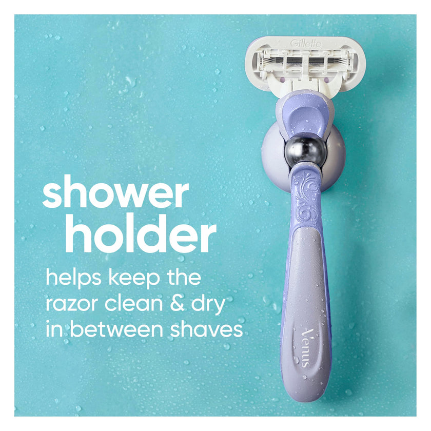 Gillette Razor for Women, Venus Razors Extra Smooth Contour, 5-Blade Cartridges, 1 Handle + 4 Refills + Pivoting Head + Shower Holder 🍁 All In One Marketplace Canada