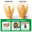 TEANAGOO MA-01 Japanese Matcha Ceremony Accessory, Matcha Whisk (Chasen), Traditional Scoop (Chashaku), Tea Spoon, Whisk Holder, The Perfect Set to Prepare a Traditional Cup of Matcha. 🍁 All In One Marketplace Canada
