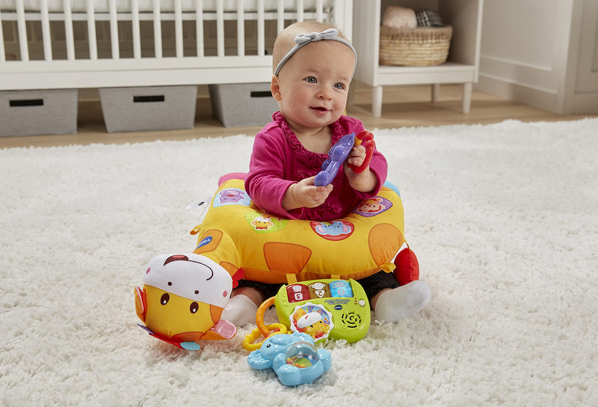 VTech Tummy Time Discovery Pillow - English Version 🍁 All In One Marketplace Canada