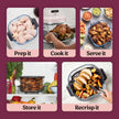 Ninja Crispi Pro Glass Air Fryer, 6-in-1, Rose, AS101CRS 🍁 All In One Marketplace Canada