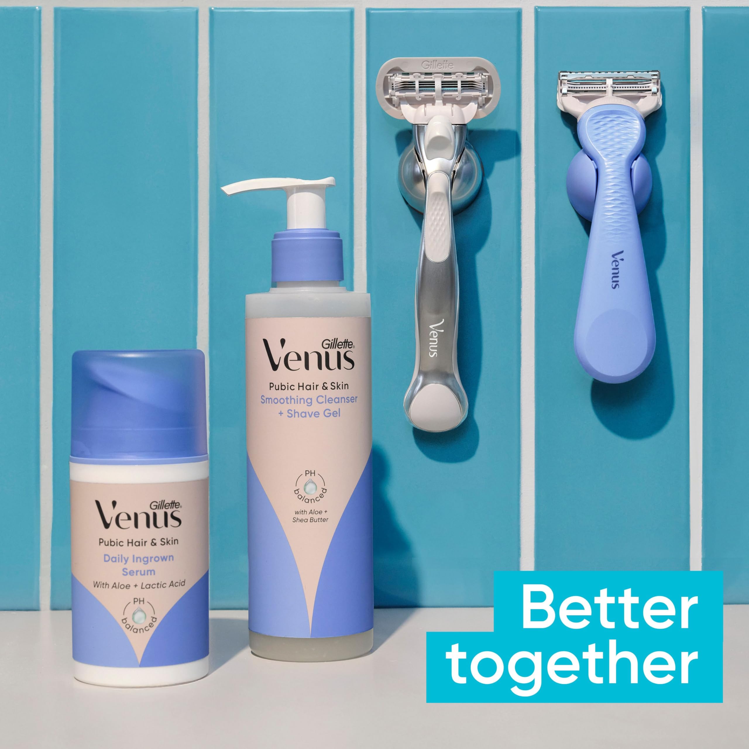 Gillette Razors Women Pubic Hair, Bikini Razor, Venus Intimate Grooming Razor, 1 Handle + 2 Refills 🍁 All In One Marketplace Canada