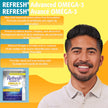 Refresh Advanced Omega-3 Lubricant Eye Drops – Preservative-Free, Natural Omega-3 Oil for Long-Lasting Dry Eye Relief – 30 Single-Use Containers (0.4ml Each) - Total 12 mL 🍁 All In One Marketplace Canada