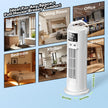 Portable Air Conditioners, 120 °rotating tower fan, portable AC for 3 wind speeds,Storm mode, 8H timing, Evaporative Air Cooler with remote control,750ML water tank, spray,cooling fan for home - white 🍁 All In One Marketplace Canada