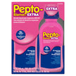 Pepto Bismol Extra Strength Liquid, Upset Stomach Relief, Diarrhea Relief, Heartburn, Nausea, Indigestion, Upset Stomach, Original Flavour, Pack of 2, 350mL each 🍁 All In One Marketplace Canada
