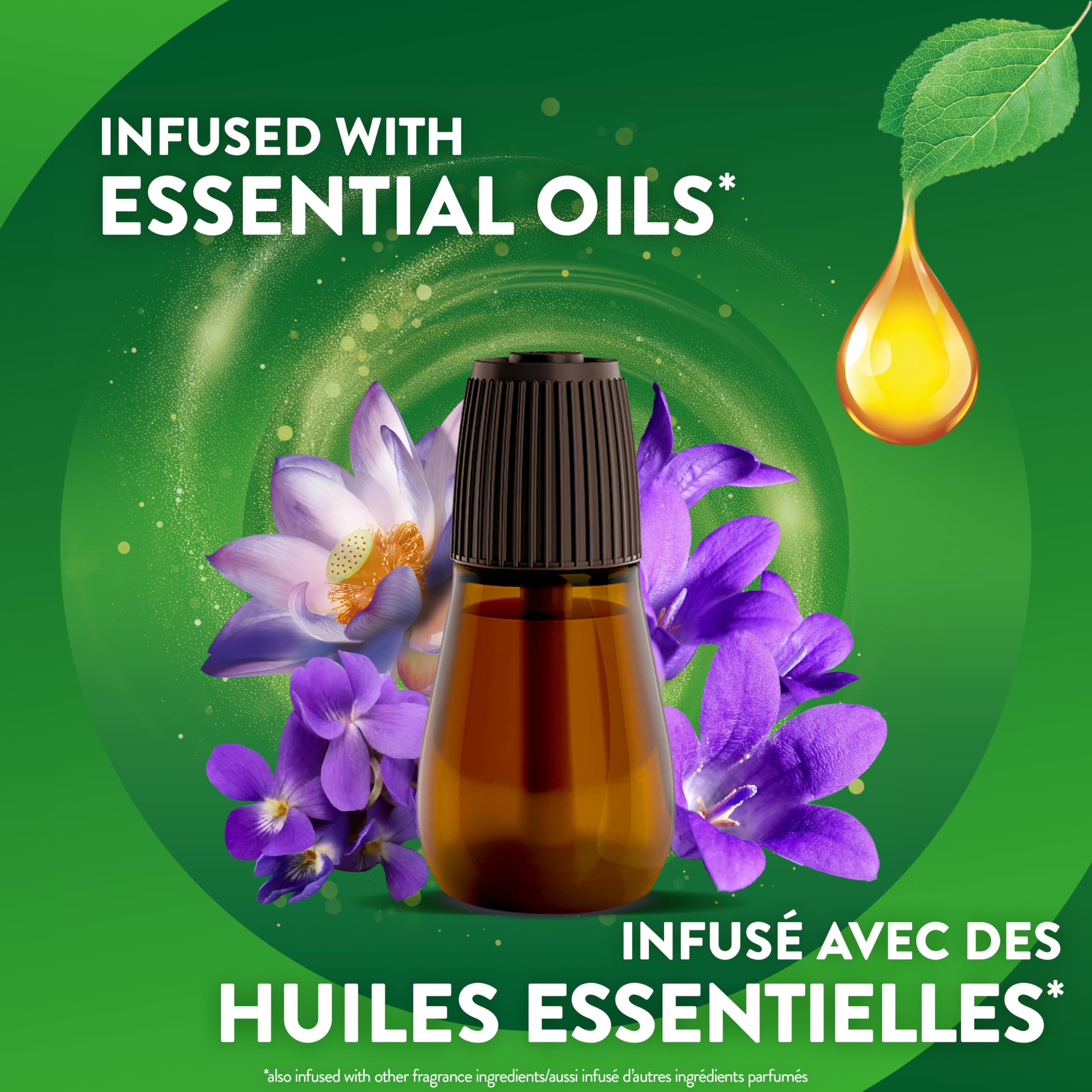 Air Wick Essential Mist Refill – Air Freshener Infused with Essential Oils, Easy Change Refill for Cordless Diffuser – 3 Count – Black Lotus & Violet Scent 🍁 All In One Marketplace Canada