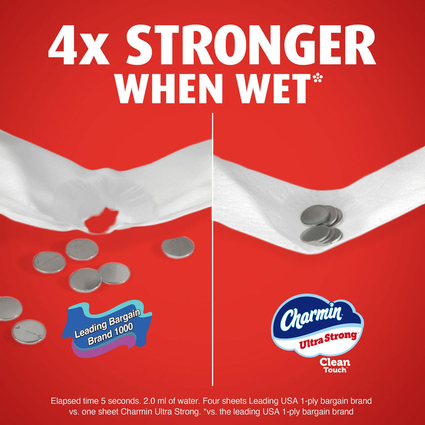 Charmin Toilet Paper Ultra Strong Clean Touch, 12 Family Mega XL Rolls = 84 Regular Rolls 🍁 All In One Marketplace Canada