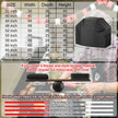 Grill Cover, 48 inch BBQ Gas Grill Cover Waterproof Weather Resistant, UV and Fade Resistant, UV Resistant Material for Weber Char-Broil Nexgrill Grills and More, Black 🍁 All In One Marketplace Canada