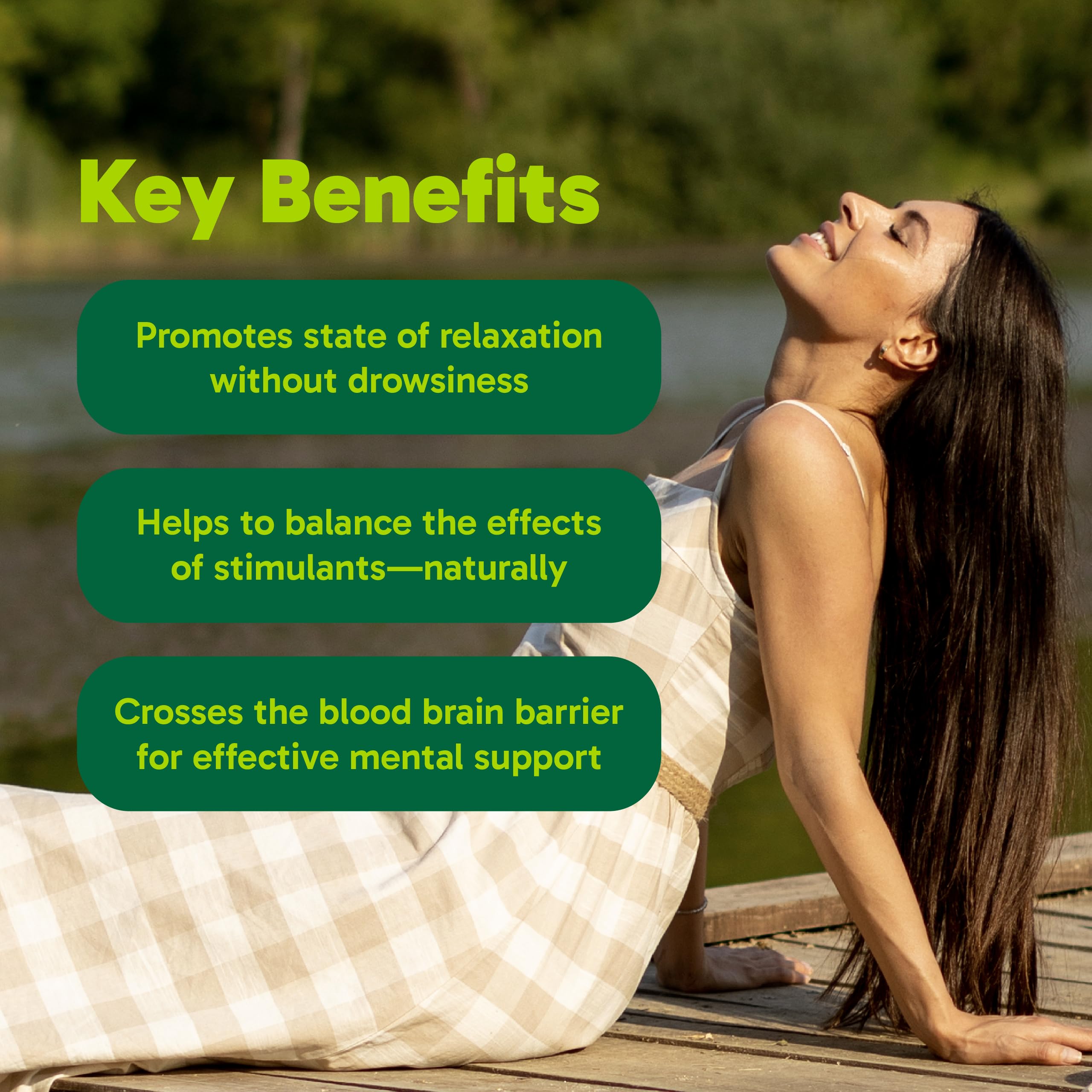 Organika Canadian-Made L-Theanine Bonus Size 225mg-Relaxation Promotion Without Drowsiness, Stress Support, Pure Natural Source, Fast Acting- 110caps 🍁 All In One Marketplace Canada