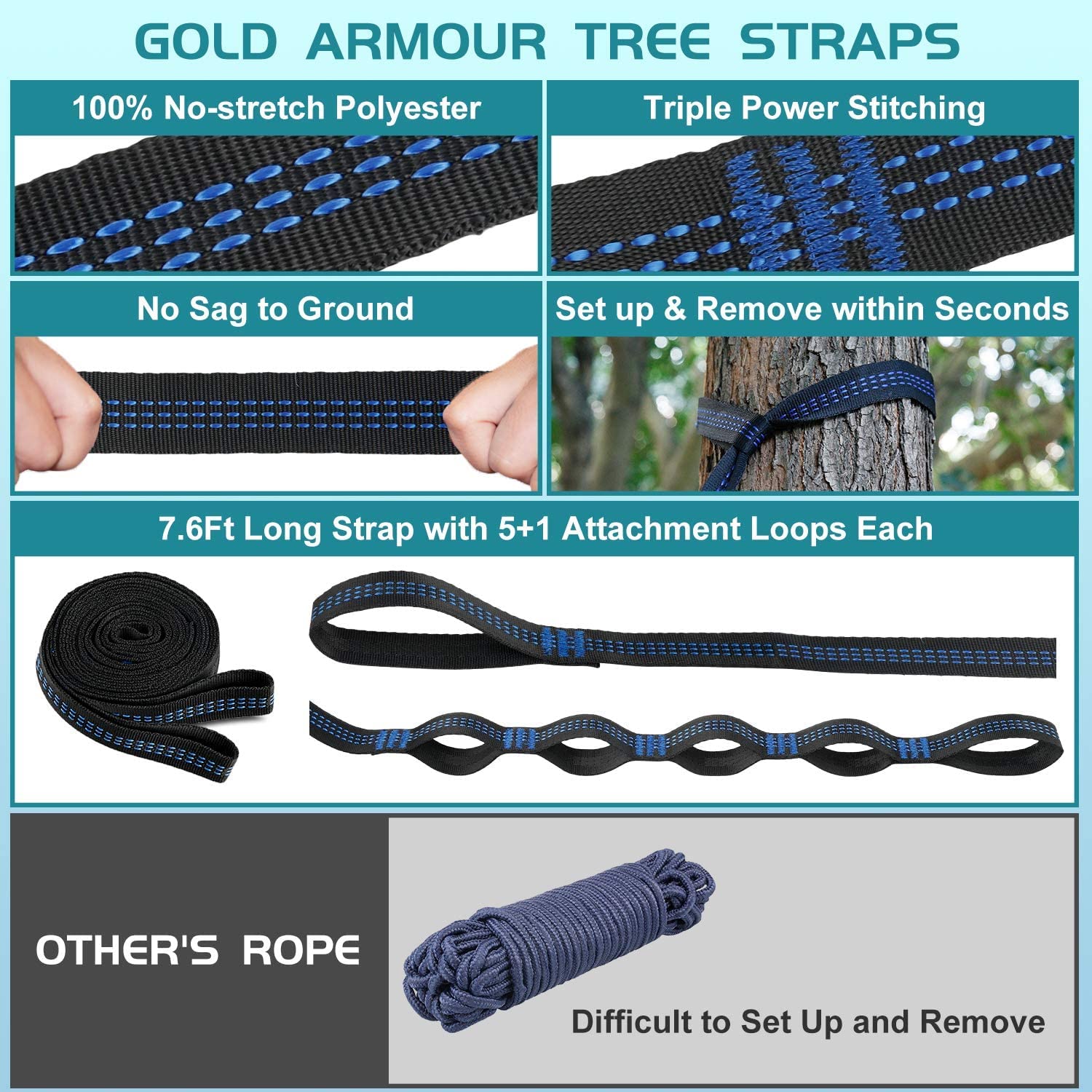 Camping Hammock Portable Nylon Hammocks with Tree Straps Single Lightweigtht Hammock Swing for Outdoors, Backpacking, Camping, Travel, Beach, Garden, Breathable & Quick Drying Parachute 🍁 All In One Marketplace Canada