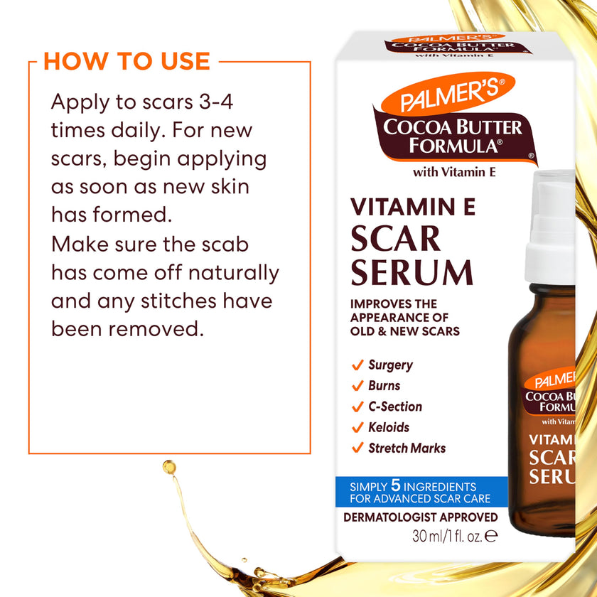 Palmer's Cocoa Butter Formula Vitamin E Scar Serum, 30ml 🍁 All In One Marketplace Canada