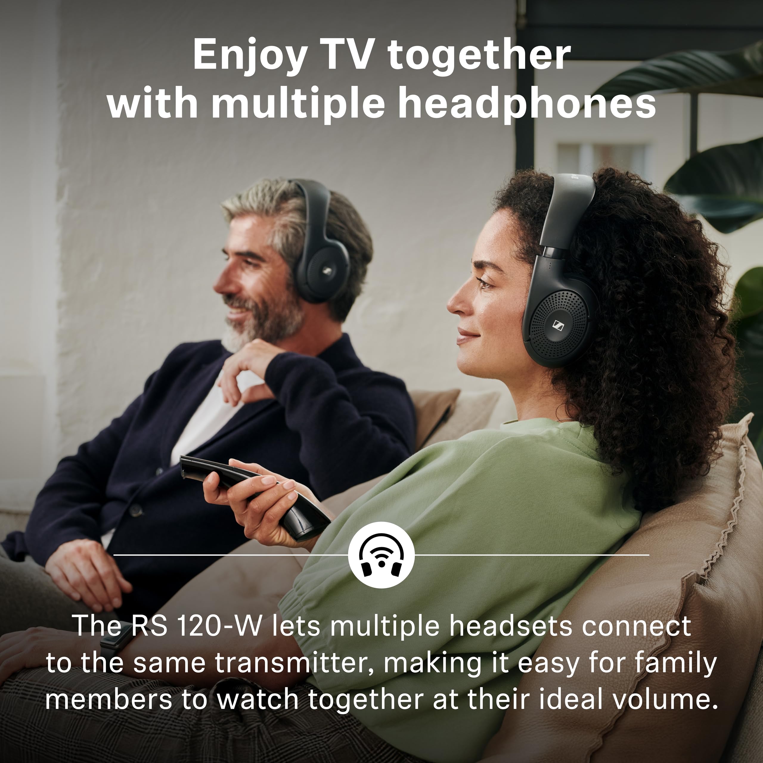 Sennheiser RS 120-W On-Ear Wireless Headphones, Transmitter/Charger Combo 🍁 All In One Marketplace Canada