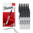 Sharpie Retractable Permanent Markers, Fine Point, Black, 12 Count 🍁 All In One Marketplace Canada