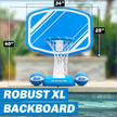 GoSports Splash Hoop PRO Swimming Pool Basketball Game - Includes Poolside Water Basketball Hoop, 2 Balls and Pump - Blue 🍁 All In One Marketplace Canada
