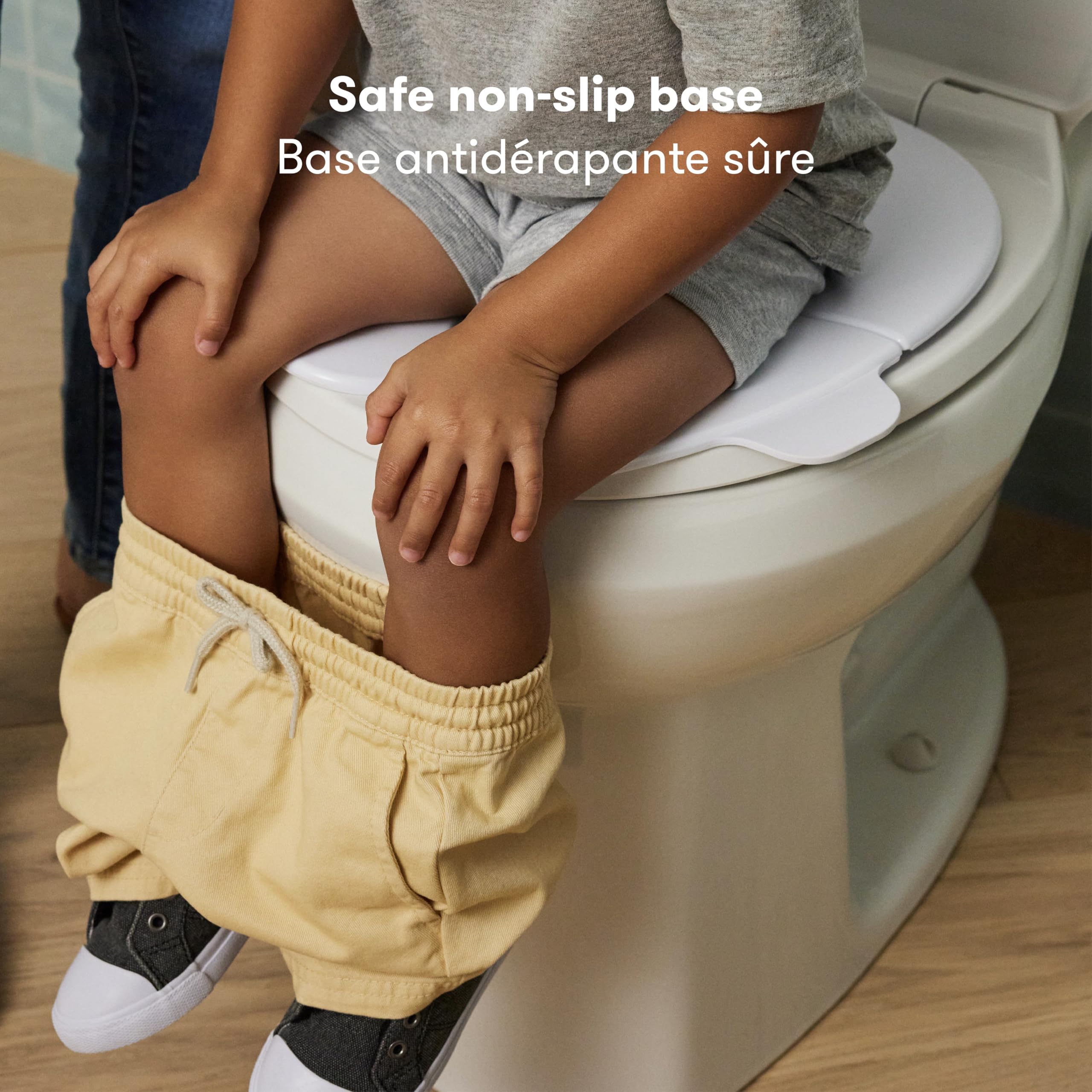 Frida Baby Fold-and-Go Potty Seat for Toilet, Foldable Travel Potty Seat for Toddler, Fits Round & Oval Toilets, Non-Slip Base, Handles, Includes Free Travel Bag 🍁 All In One Marketplace Canada