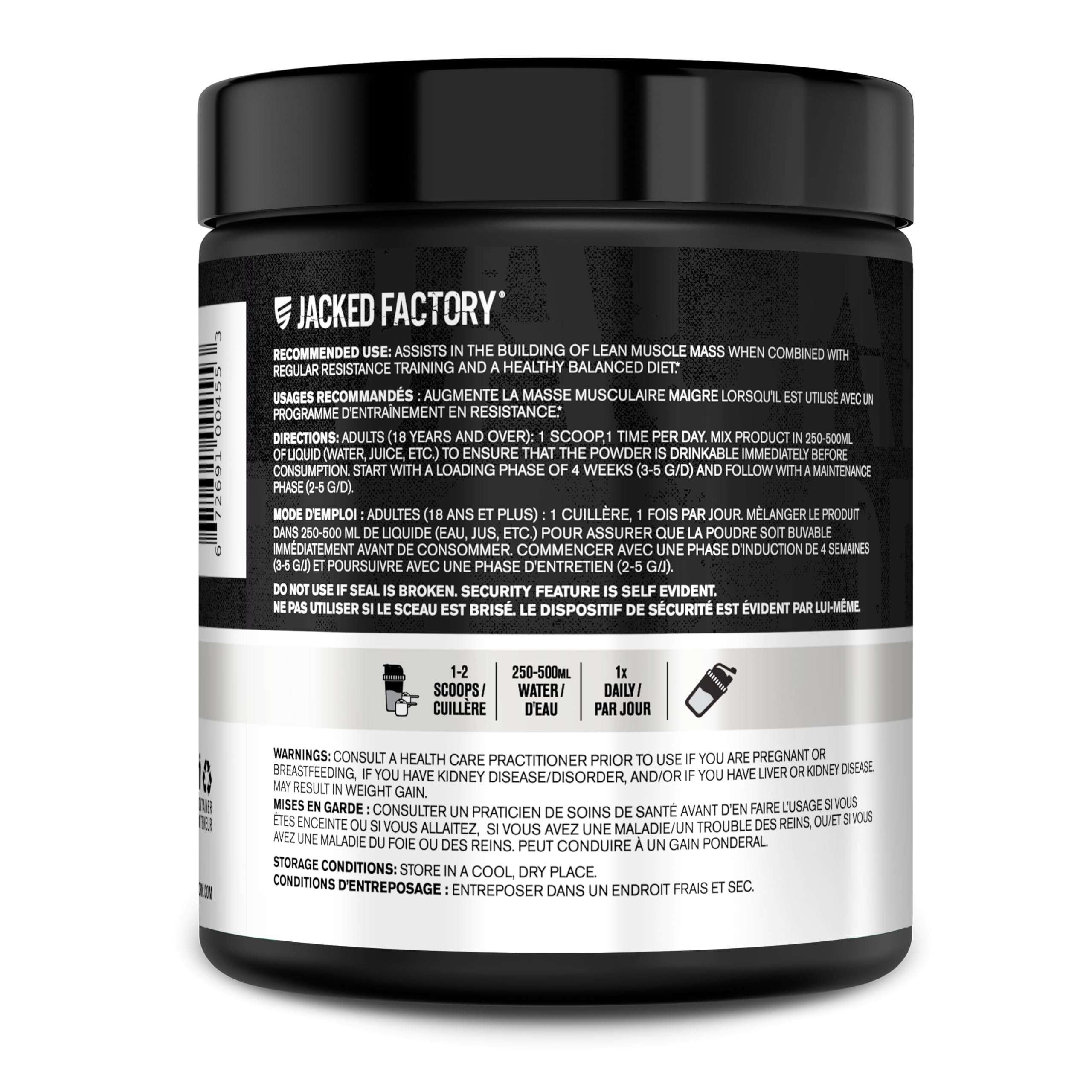 Creatine + Glutamine - Canadian-Owned Supplement with L-Glutamine - 30 Servings 🍁 All In One Marketplace Canada