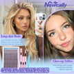 Lash Clusters Kit Wispy Natural Cluster Eyelash Extension Kit DIY Lash Extension Kit C Curl 10-16MM Eyelash Clusters Volume Individual Lashes Kit by Newcally 🍁 All In One Marketplace Canada