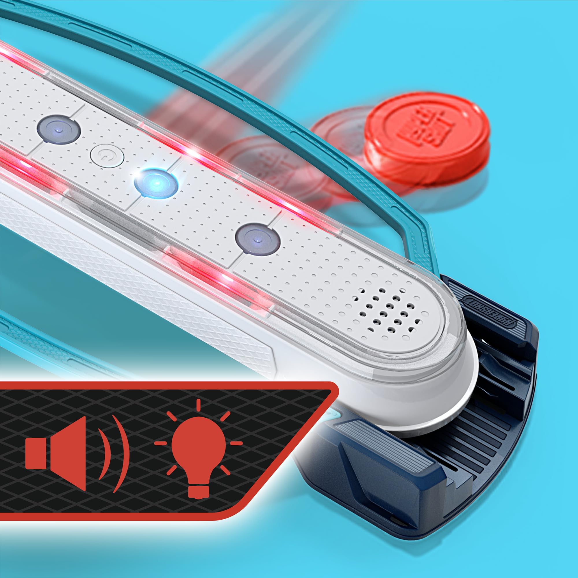 Hypershot Electronic Tabletop Hockey Game | 5 Games in 1 | Music, Lights, and Sounds | Ages 8 and Up | for 1 to 2 Players | Kids Board Games (English & French) 🍁 All In One Marketplace Canada