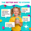 CANADIAN NUTRAMIN Children's Daily Vegan Multivitamin Gummies Vitamin C, D2 & Zinc for Immunity, Plant-Based, Sugar-Free, Nut-Free, Gluten-Free with Biotin, Vitamin A, B, B6, B12 +More 90 Ct (45 Day Supply) 🍁 All In One Marketplace Canada