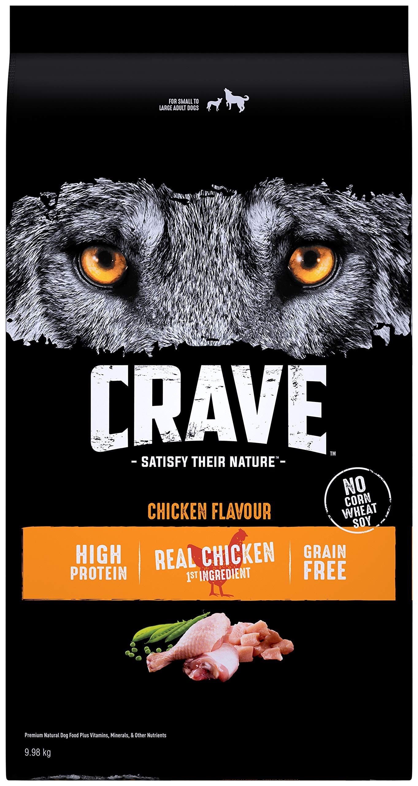 Crave Adult Dry Dog Food, Chicken Flavour, 9.98kg 🍁 All In One Marketplace Canada