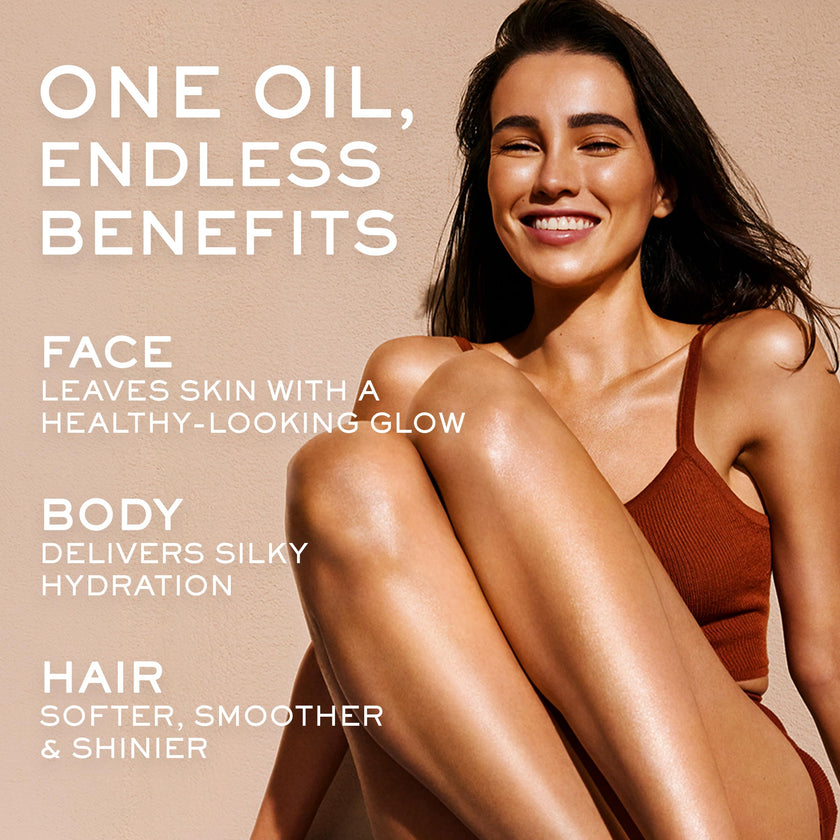 NUXE Huile Prodigieuse Multi-Purpose Dry Oil - Radiant Glow and Lightweight Hydration for Face, Body & Hair. Nourishes, Repairs and Enhances - 100mL 🍁 All In One Marketplace Canada