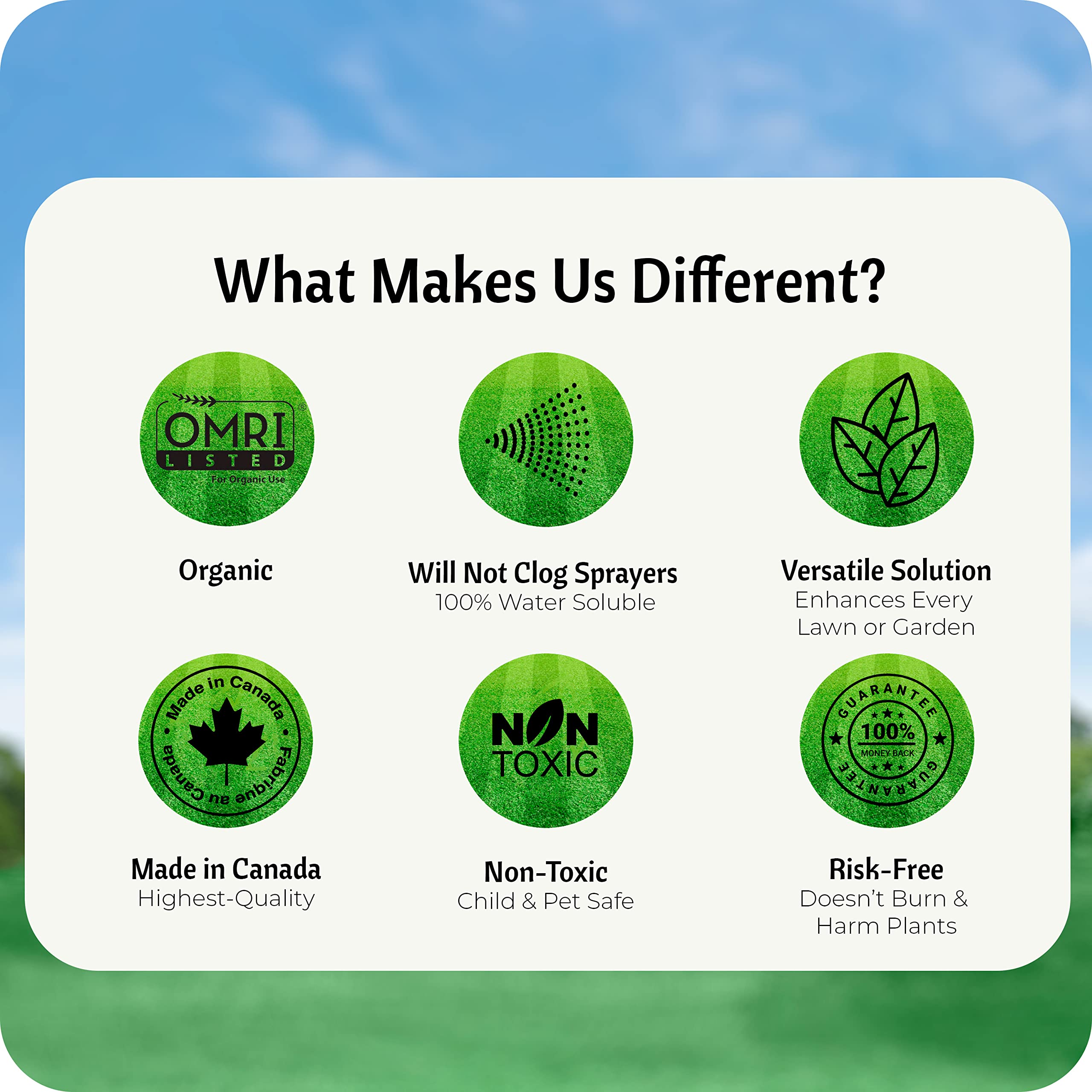 Humic Acid Organic Lawn Fertlizer - Fulvic Humic Mineral Blend for Trees, Shrubs, Ornamentals, Vegetables & Crops - Enhancer & Garden Soil Conditioner by FoliarTech, 4L 🍁 All In One Marketplace Canada