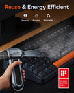 WOLFBOX MF100 Compressed Air Duster-150000RPM Super Power Cordless Air Duster, Rechargeable Brushless Motor Durable Blower, 3-Gear Adjustable Dust Blower for Computer, Keyboard, Outdoor, House and Car 🍁 All In One Marketplace Canada