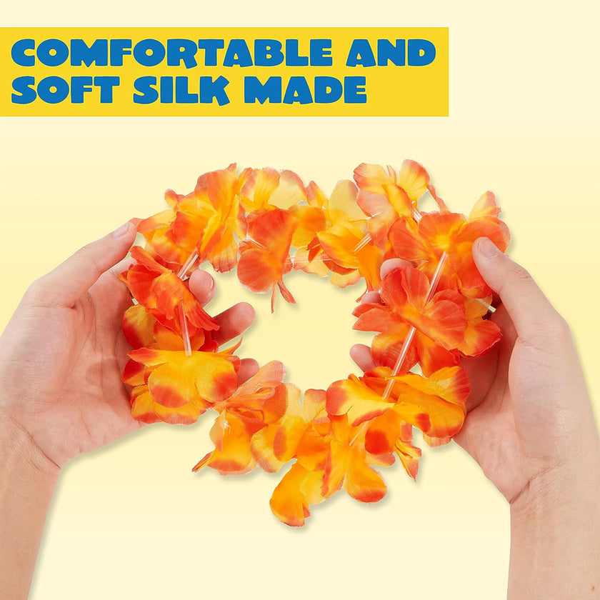 Joyin Toy 36 Counts Hawaiian Leis Bulk, Tropical Flower Lei Hawaiian Lei Beach Hawaii Luau Party Favors Decoration Birthday Party Supplies(3 Dozen) 🍁 All In One Marketplace Canada