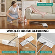JOYMOOP Mop and Bucket with Wringer Set, Hands Free Flat Floor Mop and Bucket, with 5 Washable Microfiber Pads, Wet and Dry Use, Floor Cleaning System 🍁 All In One Marketplace Canada