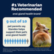 Vetnique Glandex Anal Gland Soft Chews for Dogs, Anal Gland Support, Boot The Scoot Fibre Supplement with Pumpkin, Unique Fiber Blend Probiotics & Digestive Enzymes (Peanut Butter, 60ct Chews) 🍁 All In One Marketplace Canada