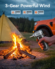 WOLFBOX MF100 Compressed Air Duster-150000RPM Super Power Cordless Air Duster, Rechargeable Brushless Motor Durable Blower, 3-Gear Adjustable Dust Blower for Computer, Keyboard, Outdoor, House and Car 🍁 All In One Marketplace Canada