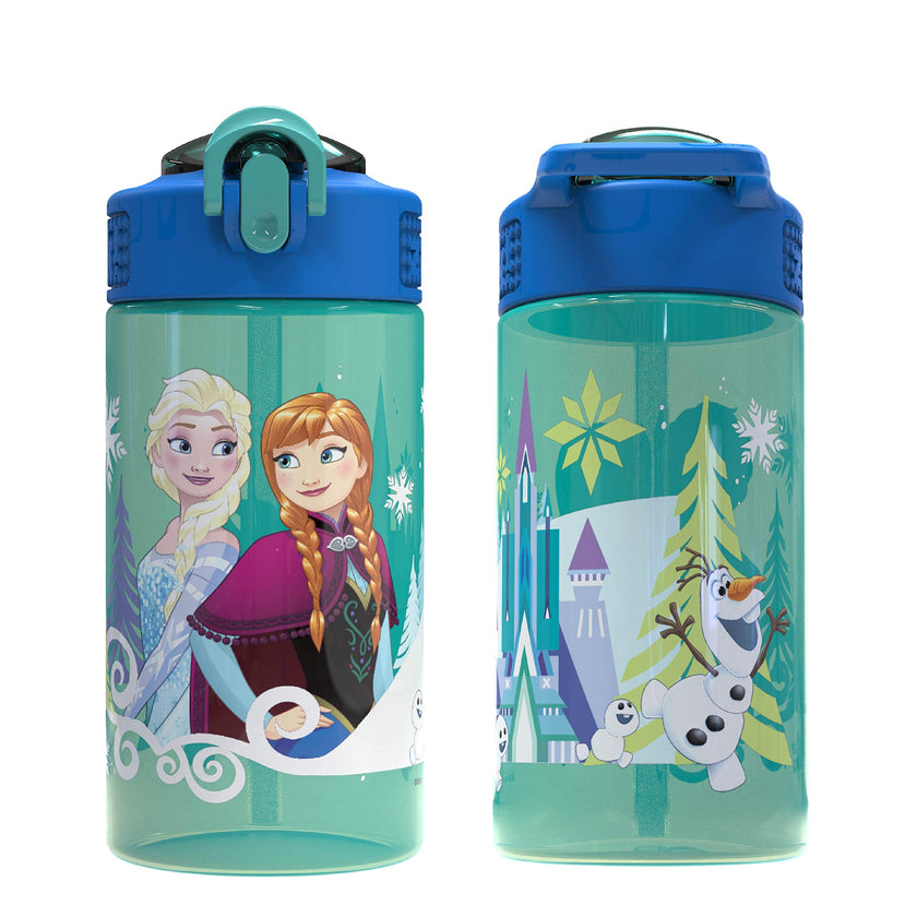 Zak Designs Disney Frozen 16oz Leak-Proof Straw Kids Water Bottle 🍁 All In One Marketplace Canada