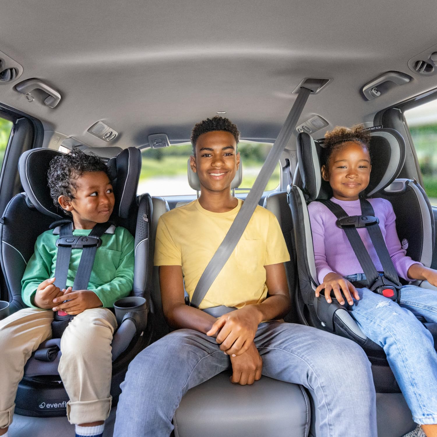 Evenflo Revolve360 Slim 2-in-1 Rotational Car Seat - Canton Black 🍁 All In One Marketplace Canada