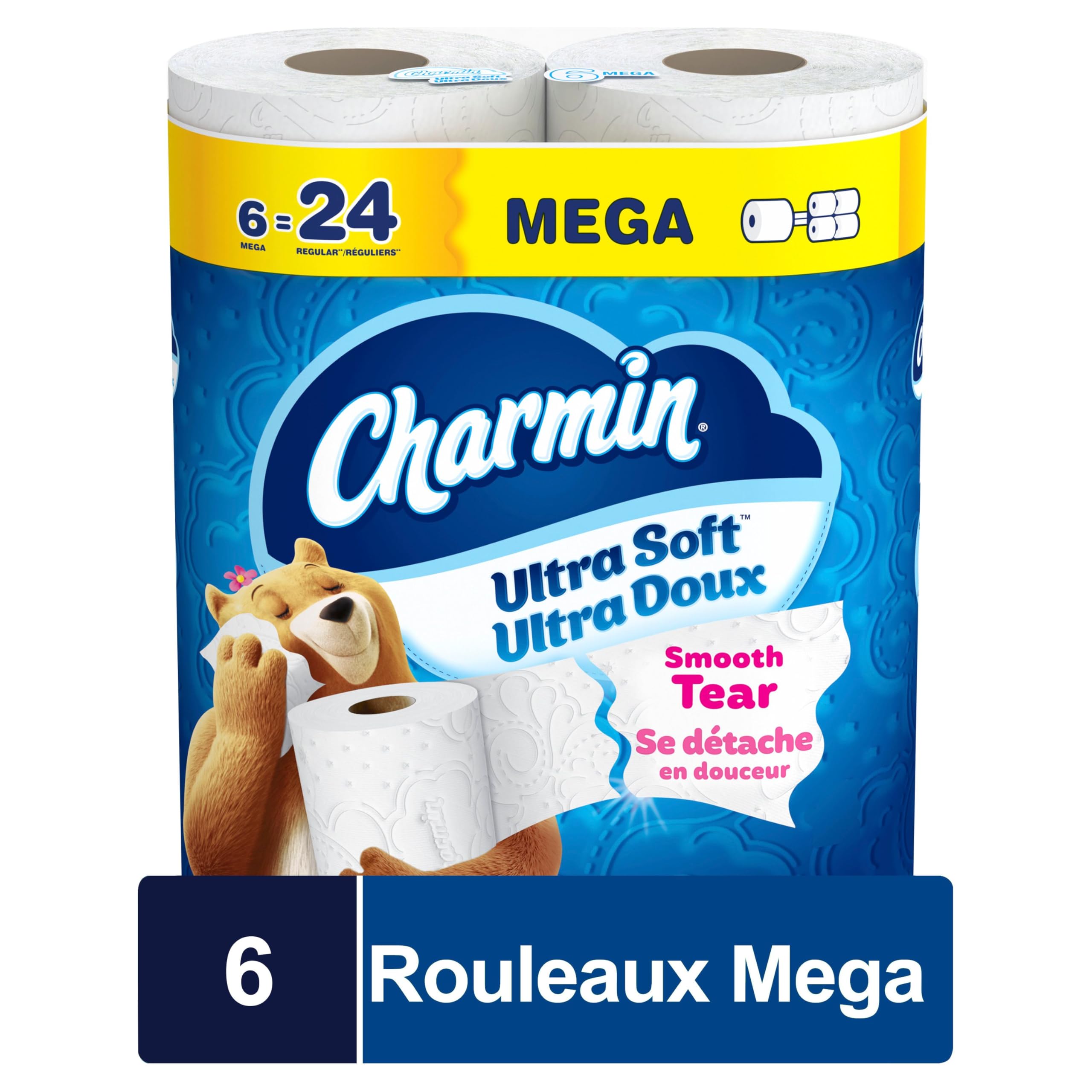 Charmin Toilet Paper Ultra Soft, 18 Mega Rolls = 72 Regular Rolls 🍁 All In One Marketplace Canada
