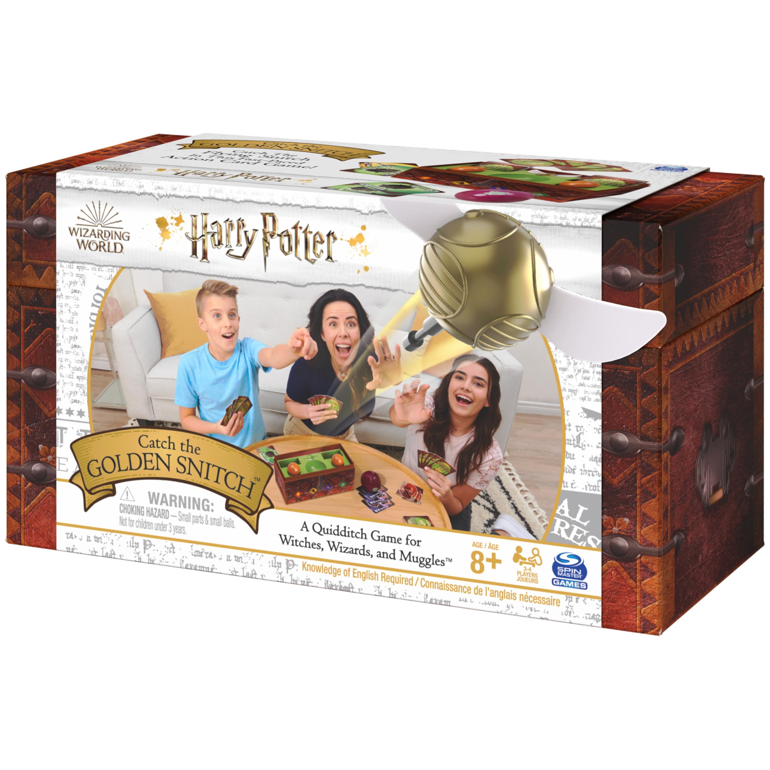 Harry Potter Catch The Golden Snitch, A Quidditch Board Game for Witches, Wizards and Muggles, Family Game Ages 8 & up 🍁 All In One Marketplace Canada