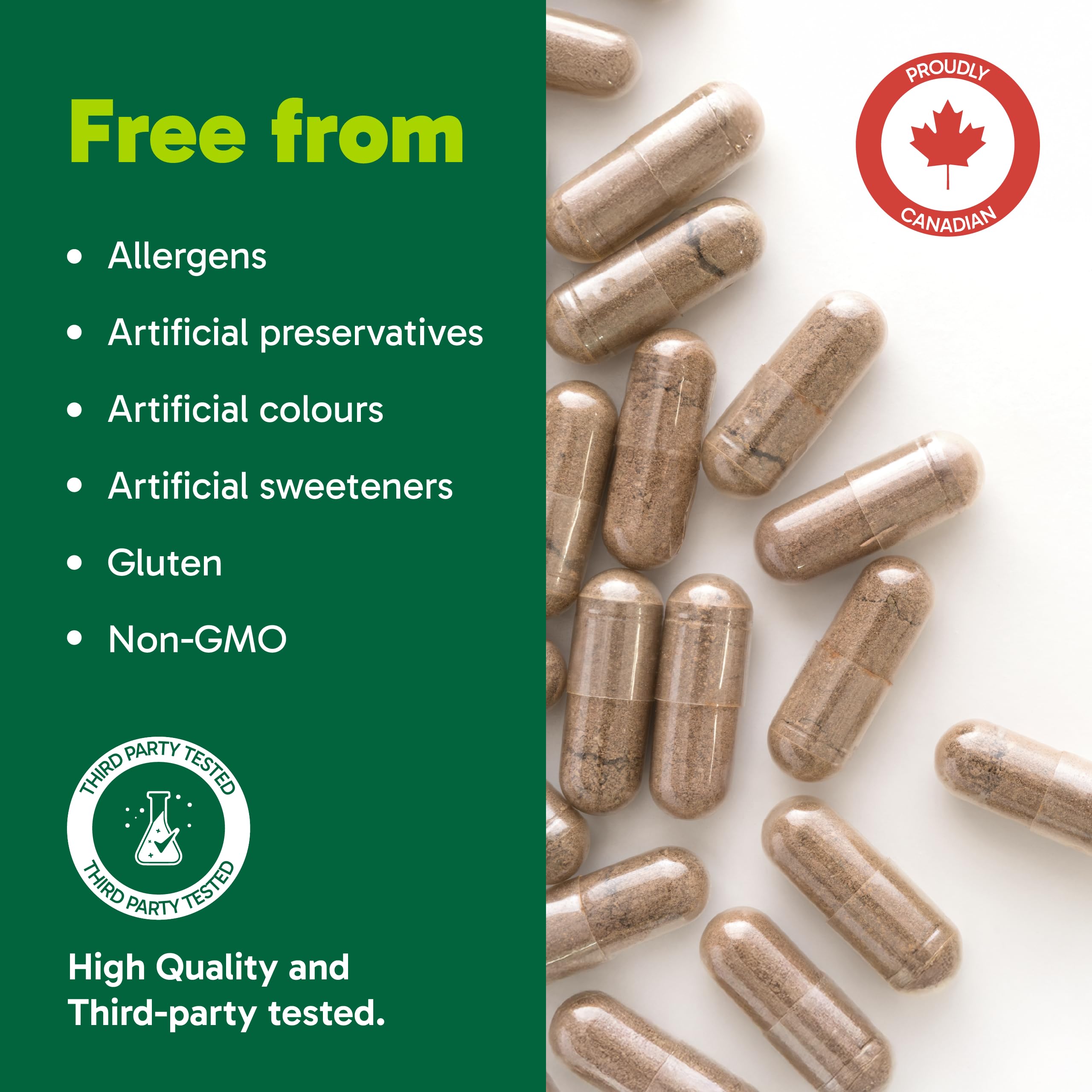 Organika Korean Red Ginseng- 6 Year Old Roots, Energy Support, Stress Support, Warming Effect- 100caps 🍁 All In One Marketplace Canada