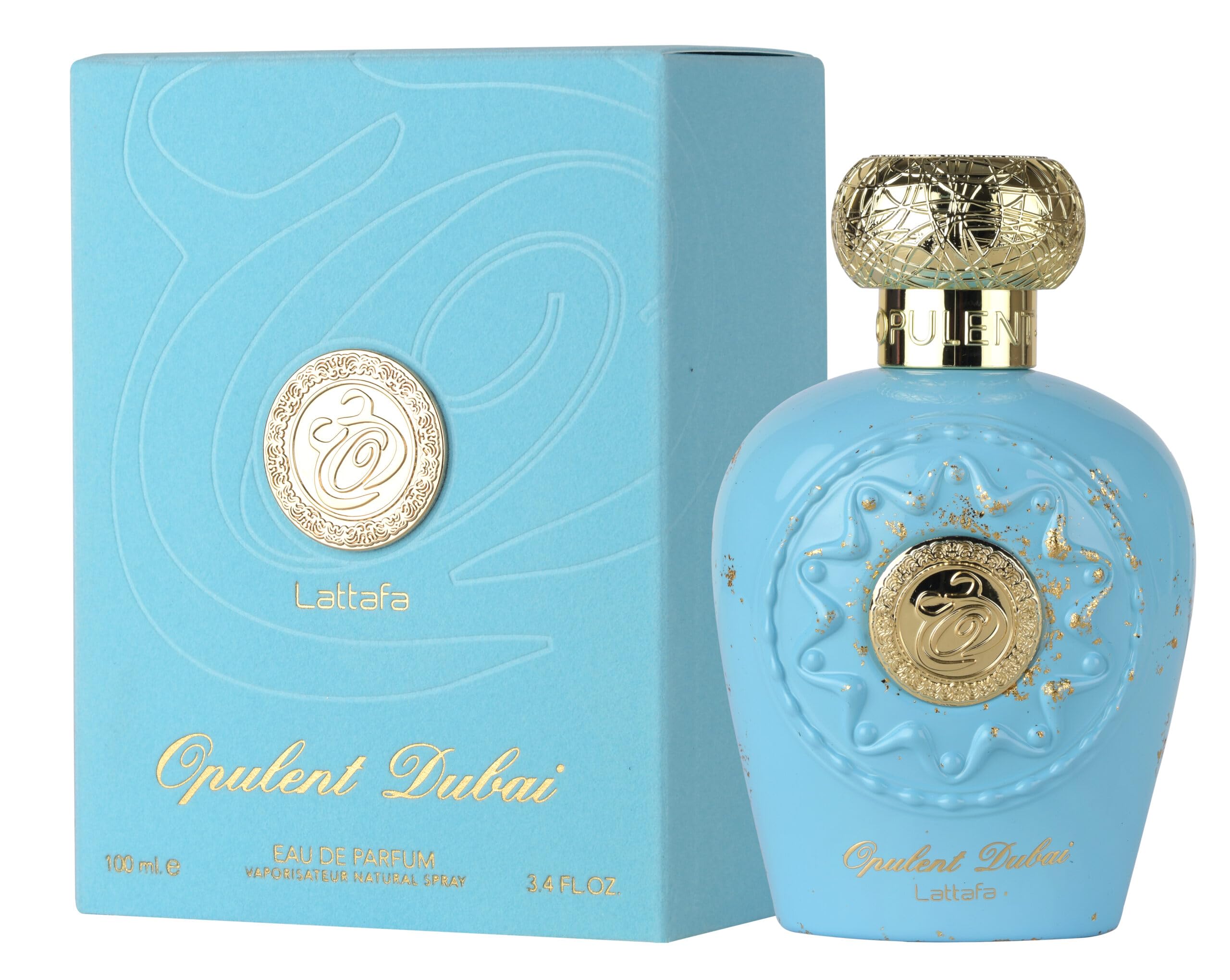 Lattafa Opulent Dubai - Citrus, Fruity, Floral, Woody - Eau de Parfum Long-Lasting Fragrance for Everyone, 3.4 Ounce 🍁 All In One Marketplace Canada