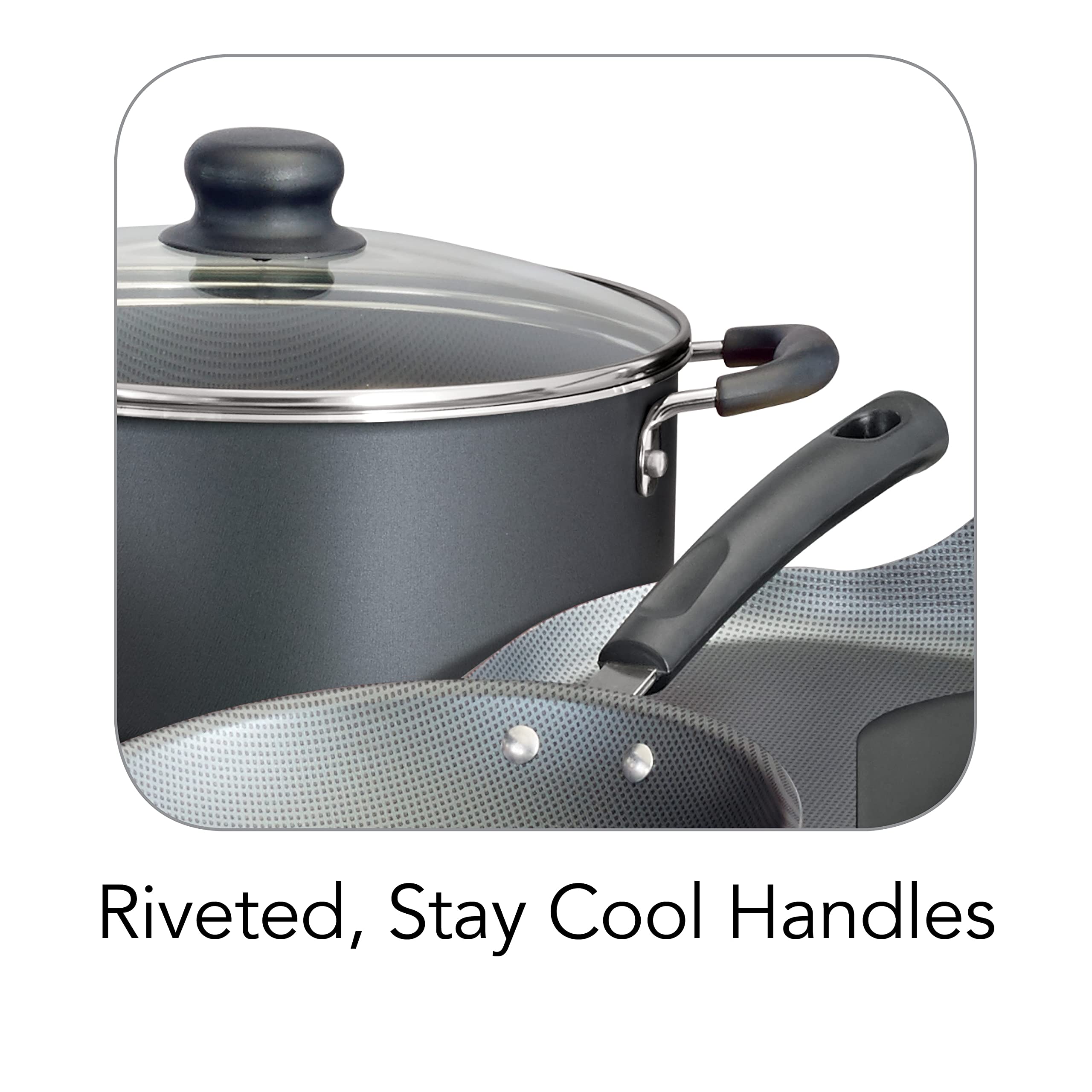 Tramontina PrimaWare 18-Piece Nonstick Cookware Set, Gray 🍁 All In One Marketplace Canada
