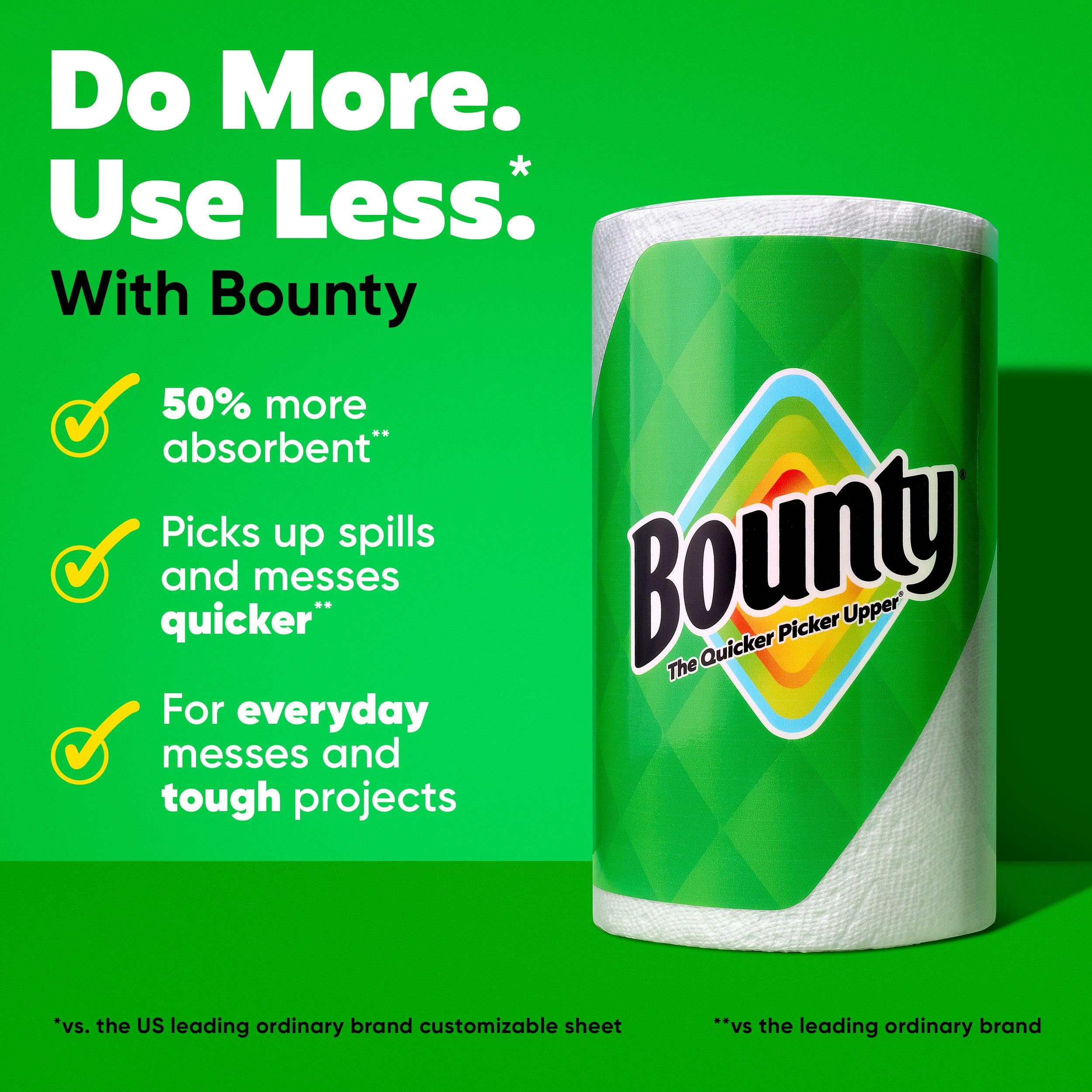Bounty Paper Towels Select-A-Size White, 12 Double Rolls = 24 Regular Rolls 🍁 All In One Marketplace Canada