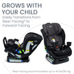 Britax Poplar S Convertible Car Seat, Slim 17” Design — Stone Onyx 🍁 All In One Marketplace Canada