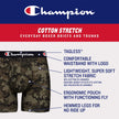 Champion Men Men's Cotton Stretch Boxer Briefs, 3 and 5 Packs Available, Black - 5 Pack, Medium 🍁 All In One Marketplace Canada
