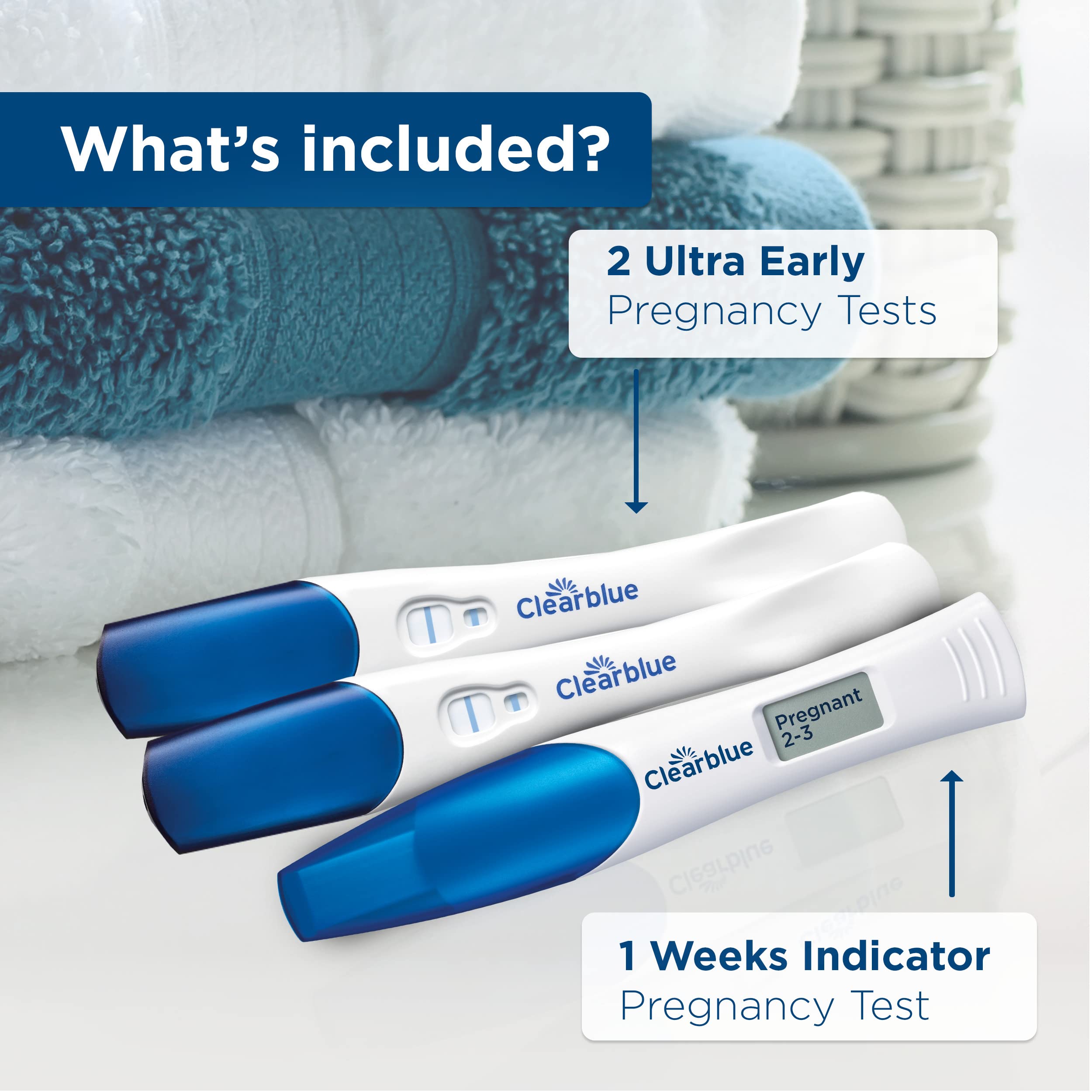 Clearblue Pregnancy Test Triple Check & Date Combo Pack, 3 Tests (1 Digital, 2 Visual) 🍁 All In One Marketplace Canada