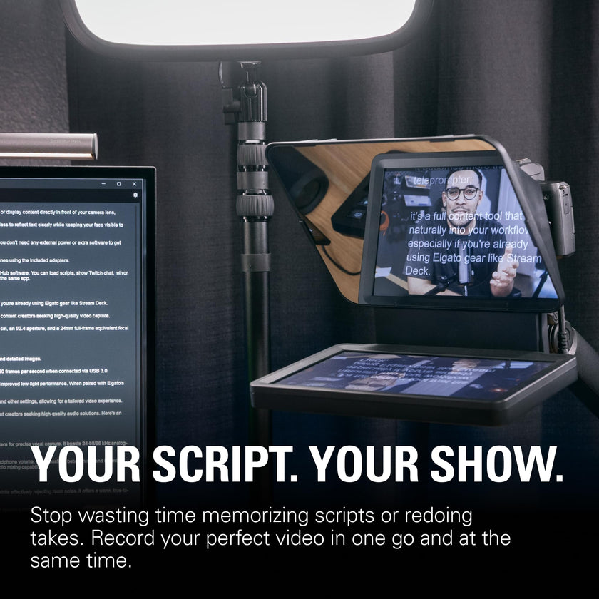 Elgato Prompter, Teleprompter with Built-in Screen 🍁 All In One Marketplace Canada