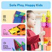 PicassoTiles Magnetic Tiles 60pcs Kids Toys Classroom Sensory Toy for Toddlers STEM Learning Building Blocks, Montessori Pretend Play Magnet Tile Construction Stacking Block Boys Girls Ages 3+ PT60 🍁 All In One Marketplace Canada