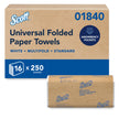 Scott Professional Universal Multifold Paper Towels, Bulk (01840), Absorbency Pockets, White, 9.2