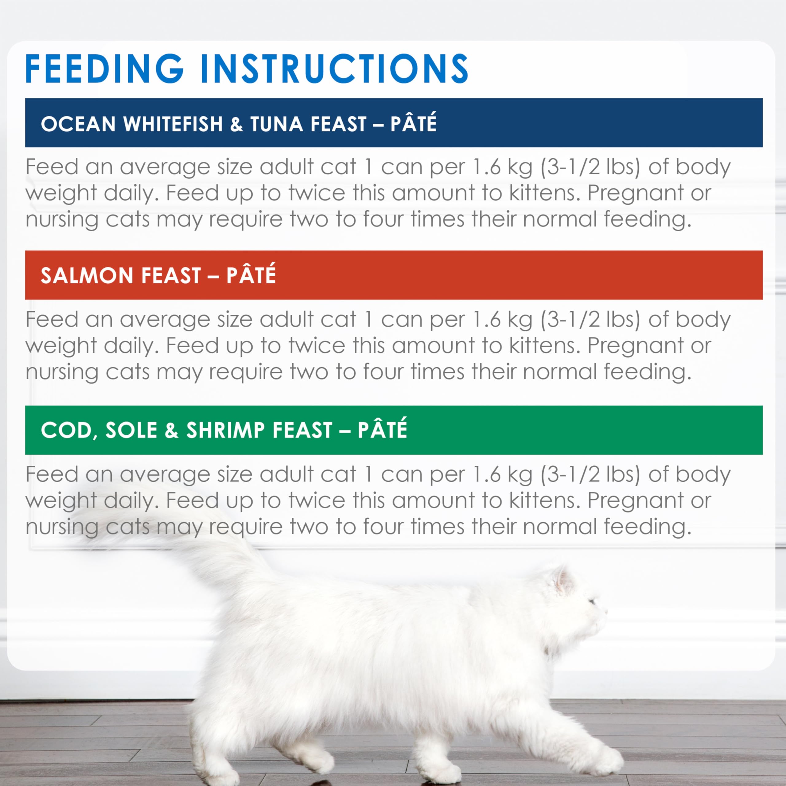 Fancy Feast Seafood Supper Wet Cat Food, Pate Variety Pack 3 Flavours - 85 g Can (24 Pack) 🍁 All In One Marketplace Canada