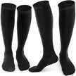 CAMBIVO 2 Pairs Compression Socks for Men and Women(20-30 mmHg), Compression Stocking for Swelling, Nurse, Flight(Black, SM) 🍁 All In One Marketplace Canada